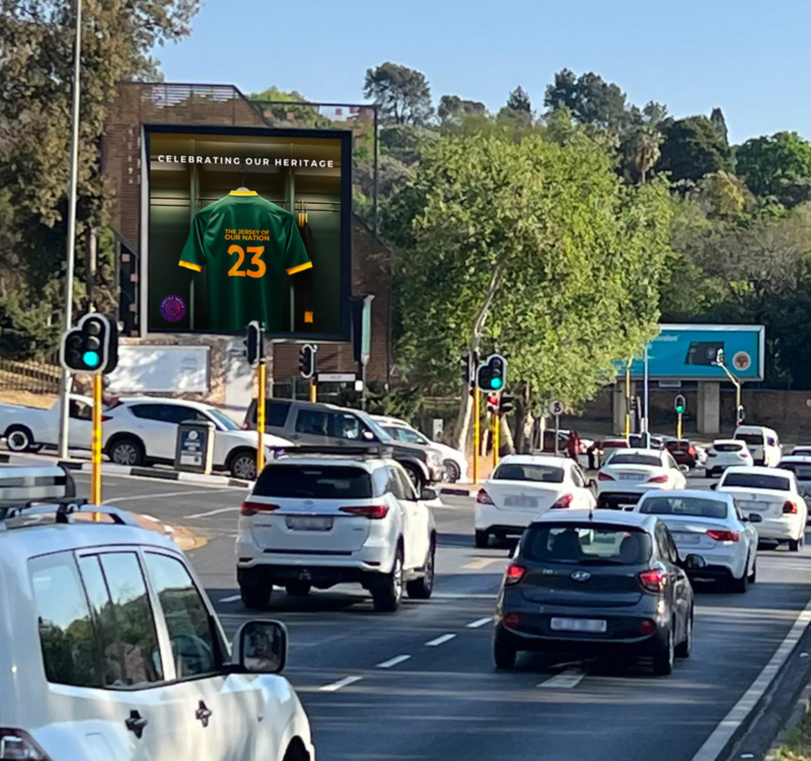 Sandton Dr (2), Sandton (VOR-004) — digital LED screen in Sandton CBD, 5m × 5m